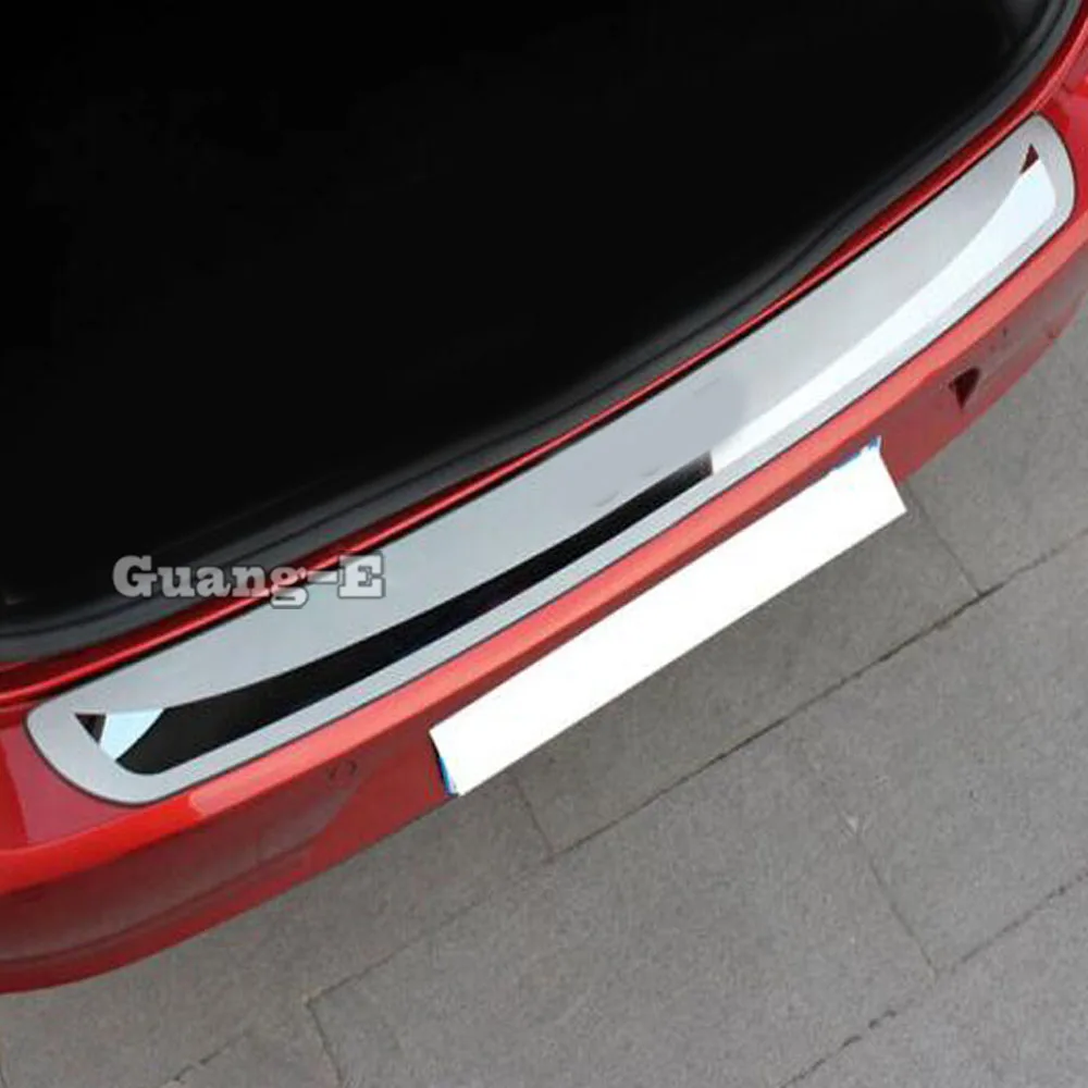 

For VW Volkswagen Golf7 Golf 7 2014 2015 2016 2017 2018 In+Outside Rear Bumper Tailgate Pedal Strip Trim Plate Threshold Stick