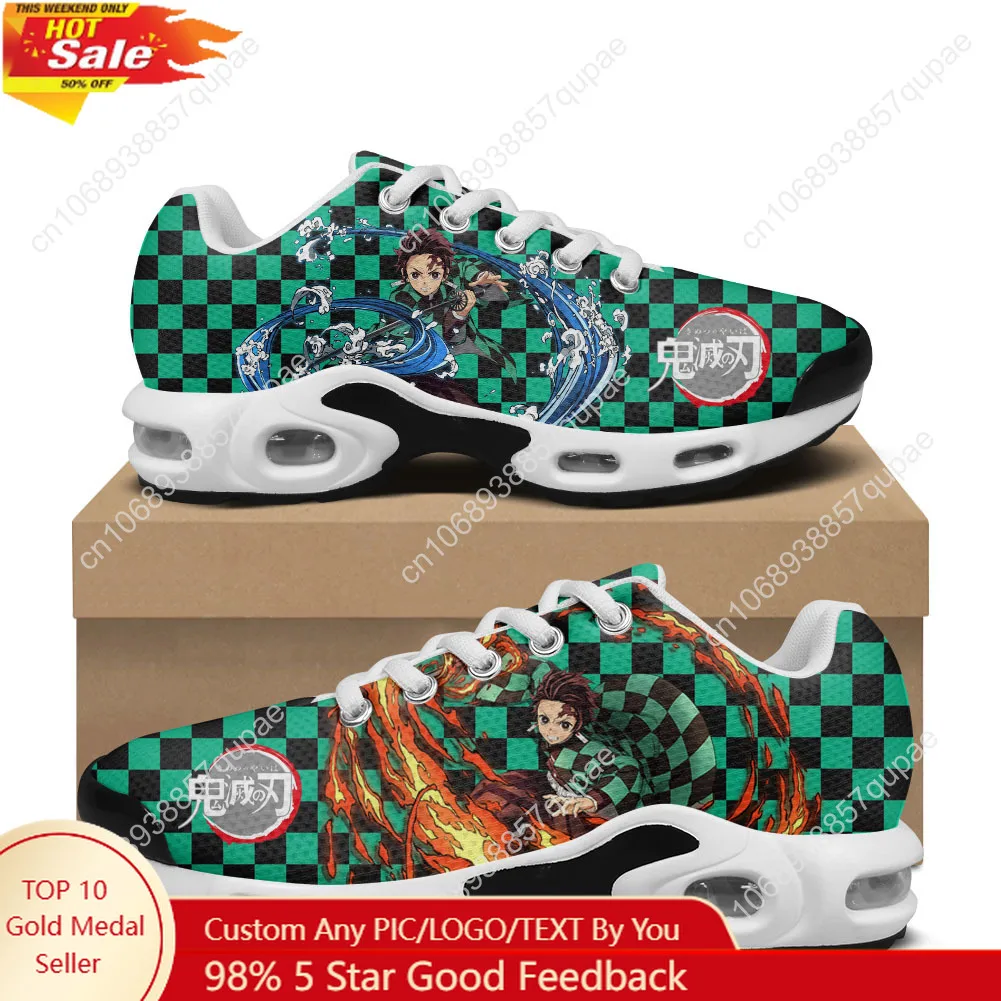 

Anime Demon Slayer Kimetsu No Yaiba Air Cushion Sneakers Mens Womens Hiking Running Shoes lightweight Mountain Climbing Shoes