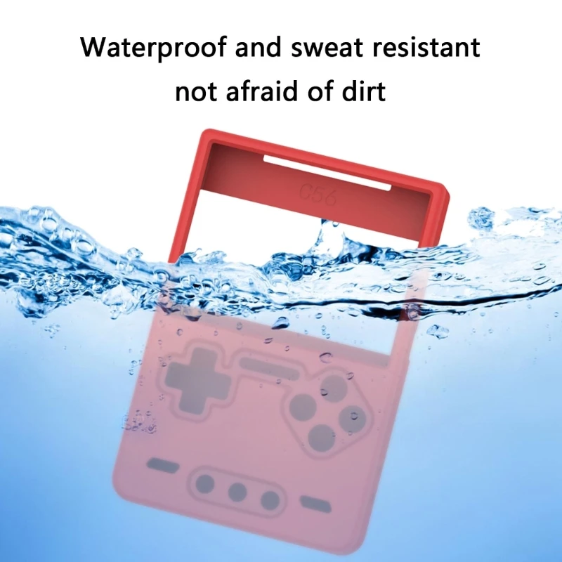 Защитный чехол для геймпада для Trimui Brick, пылезащитный корпус, чехол для консоли, силиконовый чехол со шнурком