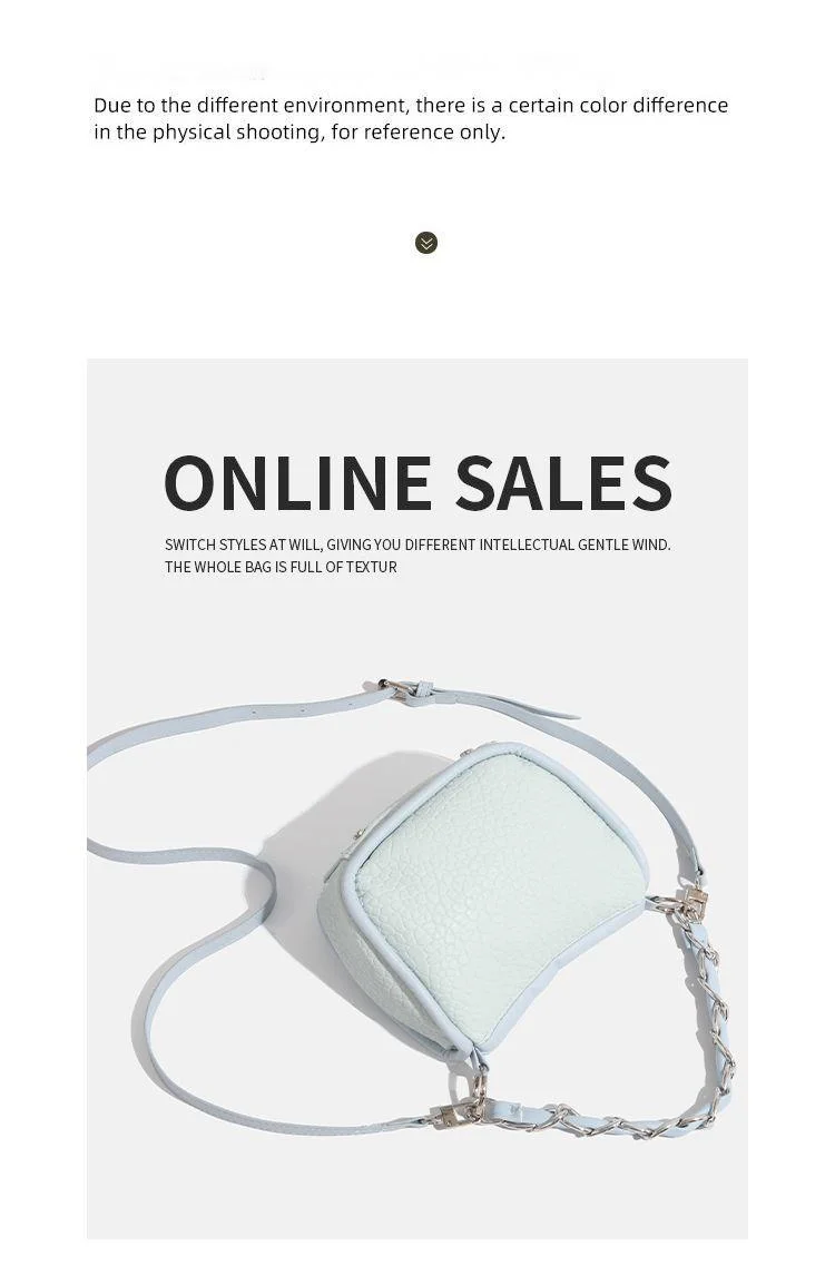 CHARHP&KEJNT borsa a tracolla versatile da donna con catena dal design di nicchia di alta qualità_voghion.com