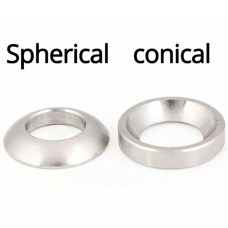 Spherical Conical Washer M6 M8 M10 M12 M16 M20 M24 Countersunk Washer   Concave Convex Cone Gasket Carbon Steel Stainless Steel