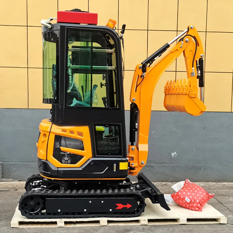 Mini Excavator 1.8 Ton EPA Farm Used New Crawler Digger Kubota Engine Best Price with Attachment for Sale