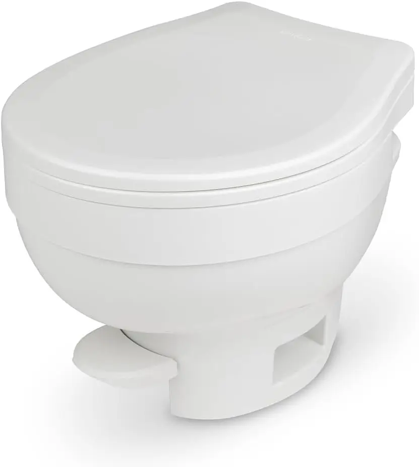 

Low Profile Toilet with Efficient Flush System, Ideal for Small Spaces