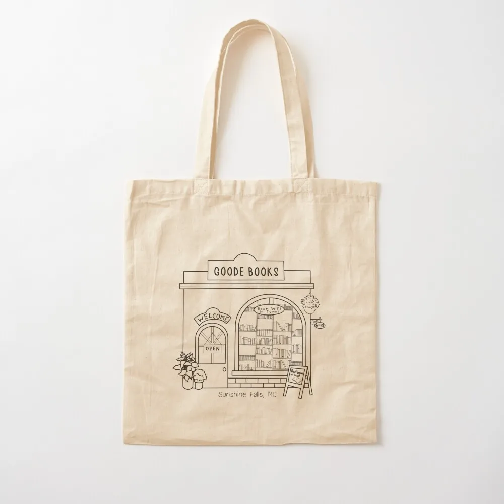 Goode Books, Sunshine Falls NC Book Lovers Tote Bag