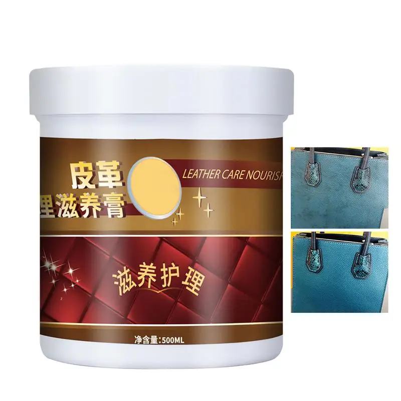 

500ml Leather Cleaner Car Plastic Leather Restorer Car Interior Home Wash Maintenance Surfaces Spray Leather Protection Cream