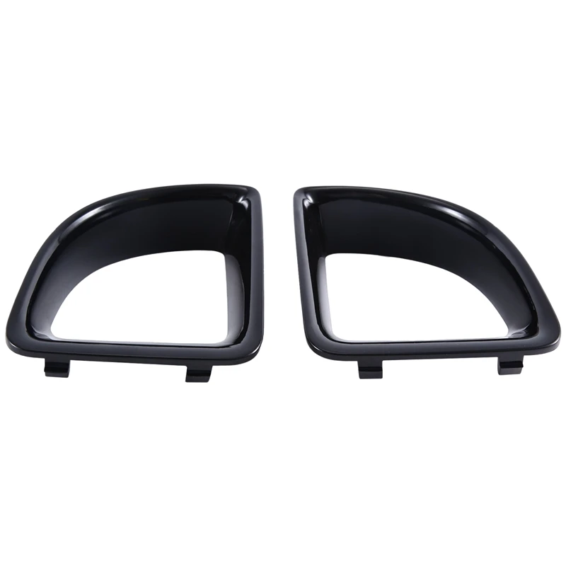 For BMW MINI R55 R56 R57 R58 R59 JCW S Car Front Air Duct Frame Black 1Pair Set 51117255117 51117255118 Accessories