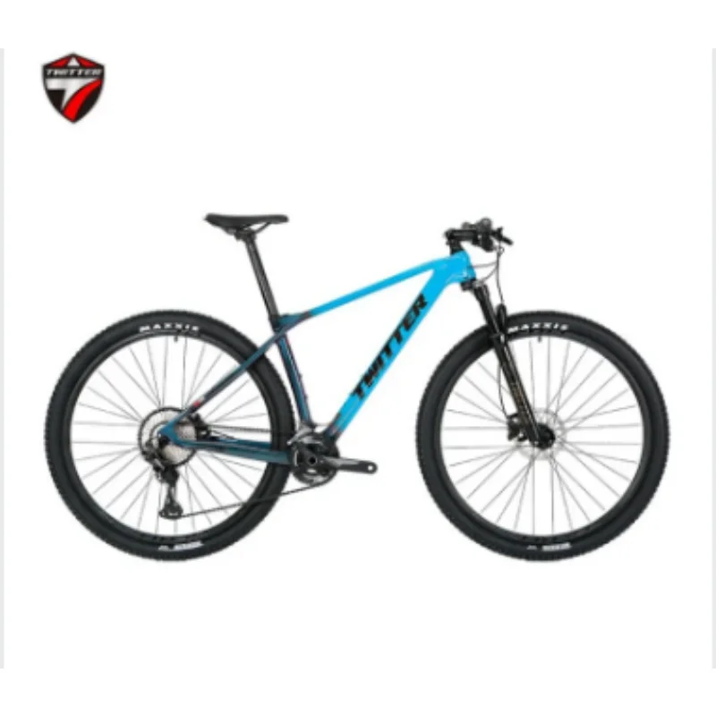 TWITTER MTB Hydraulic Disc Brake  XT/M8100-2*12S Carbon Fiber Internal Cable Frame 27.5*2.25C Light Mountain Bike bicycle