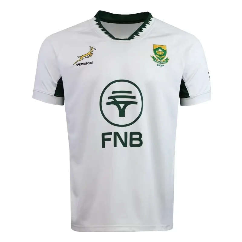 Springboks South Africa Rugby Team Jersey Kids Short Sleeve Uniform Quick Dry Training Shirt 3D Print Short Sleeve Top for Fans