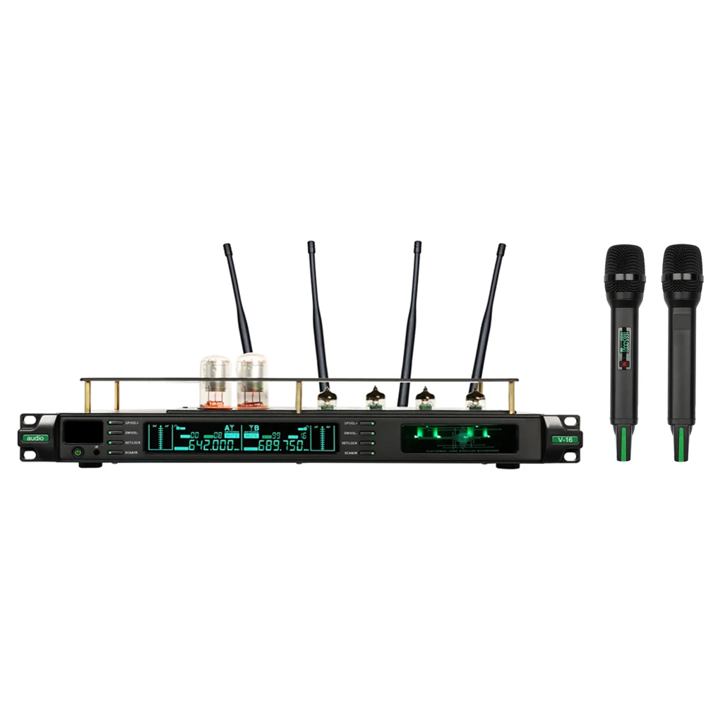 

Electronic Tube Wireless Microphone V-16 Suitable For High-end Entertainment KTV Home Theater