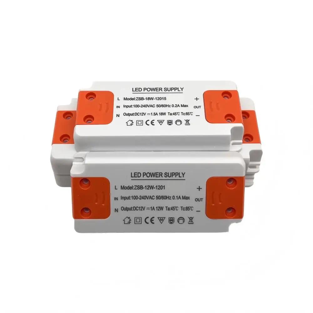 AC100V-240V to DC12V LED Driver Constant Volatge 12W 18W 24W 36W LED Power Supply 1.5A 3A Lighting Transformer for LED Lighting