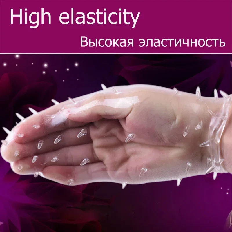 Reusable Condom Penis Extender Sleeve Screw Thread Cock Ring Dildo Sheath Condoms Delay Ejaculation Sex Toys for Men