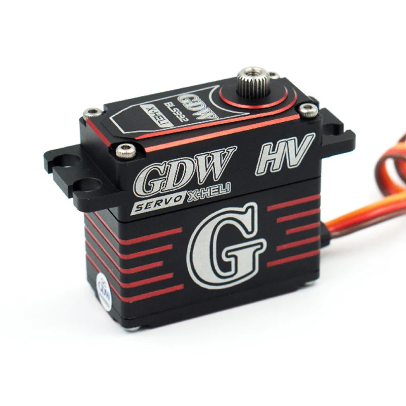 

GDW BLS992HV 28kg Digital Brushless Servo 0.08s 7.4-8.4V Full Metal for RC Car Drone Helicopter Airplane