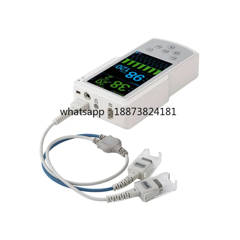 High Precision Handheld Pulse Oximeter for Veterinary Use SPO2 & ETCO2 for Dogs and Infant/Pediatric Patients fast shipping