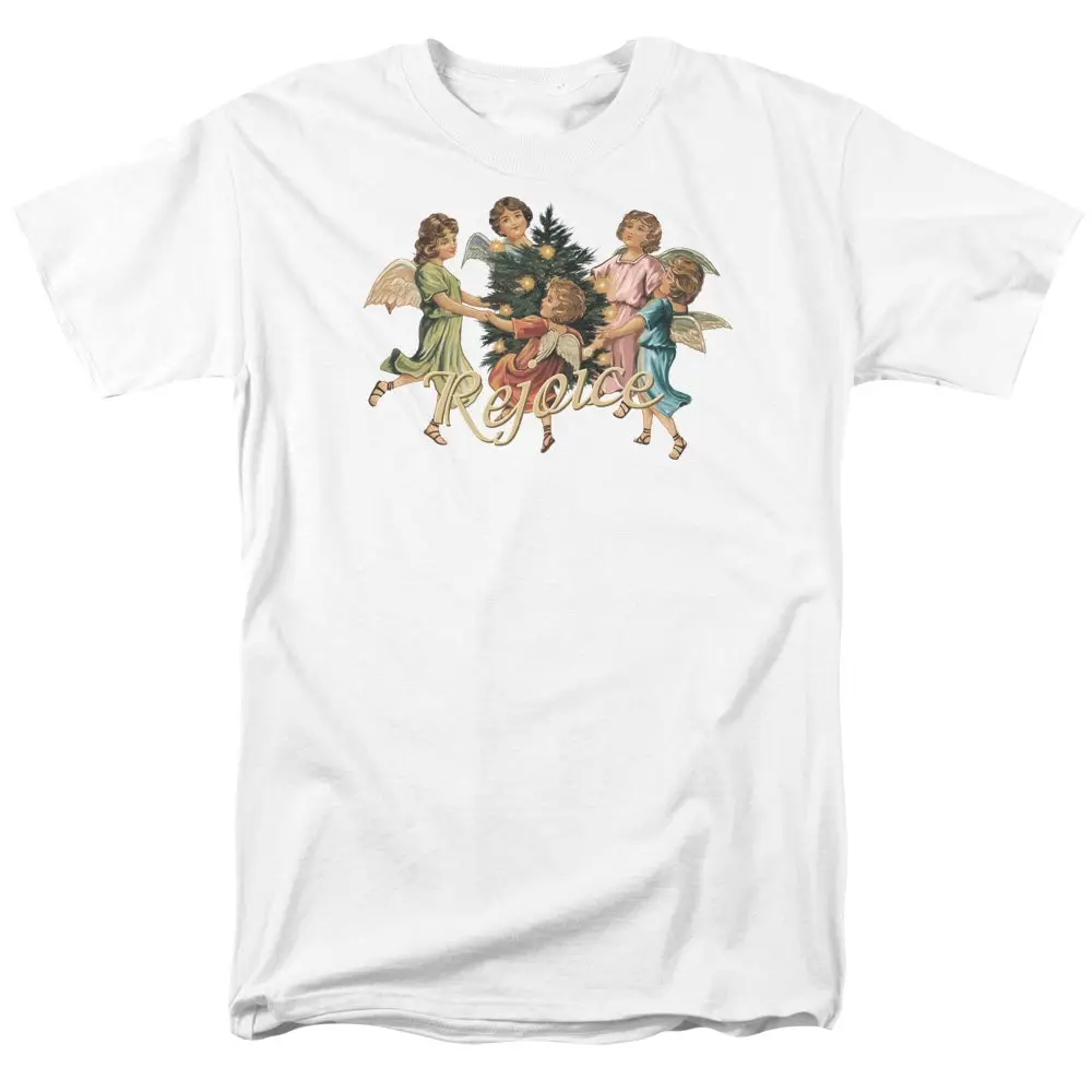 Rejoice White Christmas T Shirt