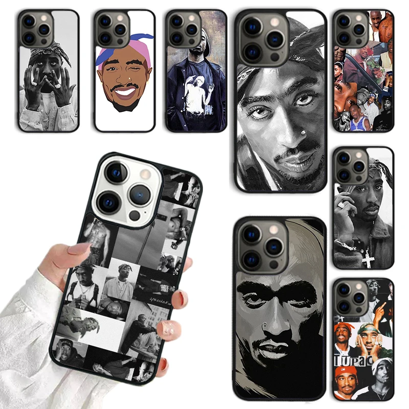 Tupac 2Pac Amaru Shakur Phone Case For iPhone 16 15 14 13 12 Mini 11 Pro Max Plus X XS Max XR Cover Shell coque