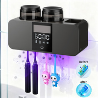 UV Toothbrush Sterilizer Wireless Electric Toothbrush Disinfector Dryer Bathroom Wall Mounted Toothbrush Sterilization Holder