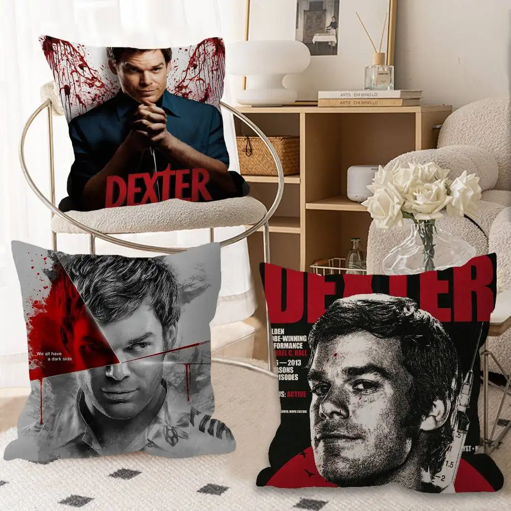 Dexter Morgan Character Pillow Anime Pillow Sofa Bed Head Pillow Cover Cushion Cover 45x45 cm Fashion