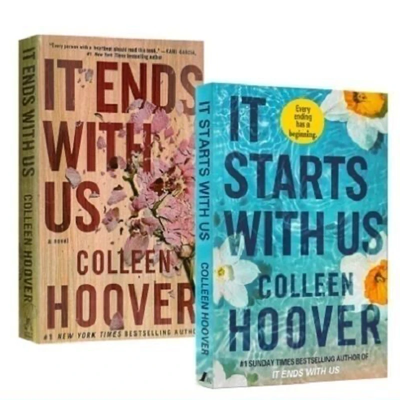 2 books It Starts with Us By Colleen Hoover/It Ends with Us Novels Book In English #1 Sunday Times Bestselling Paperback