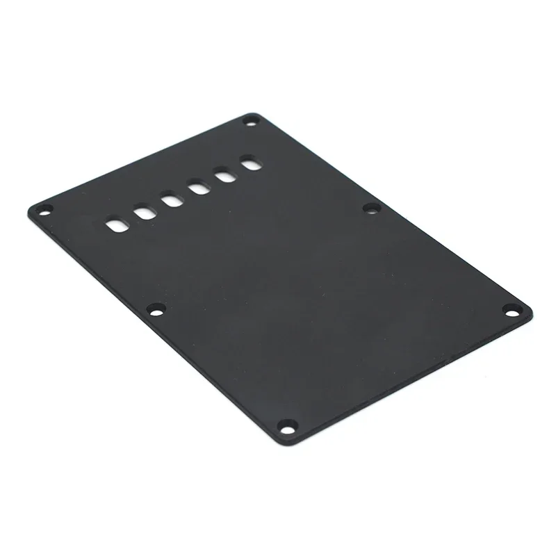 غطاء تجويف الجيتار بفتحة مركزية، غطاء زنبركي، غطاء أسلاك اللوحة الخلفية للجيتار الكهربائي، أسود/أبيض