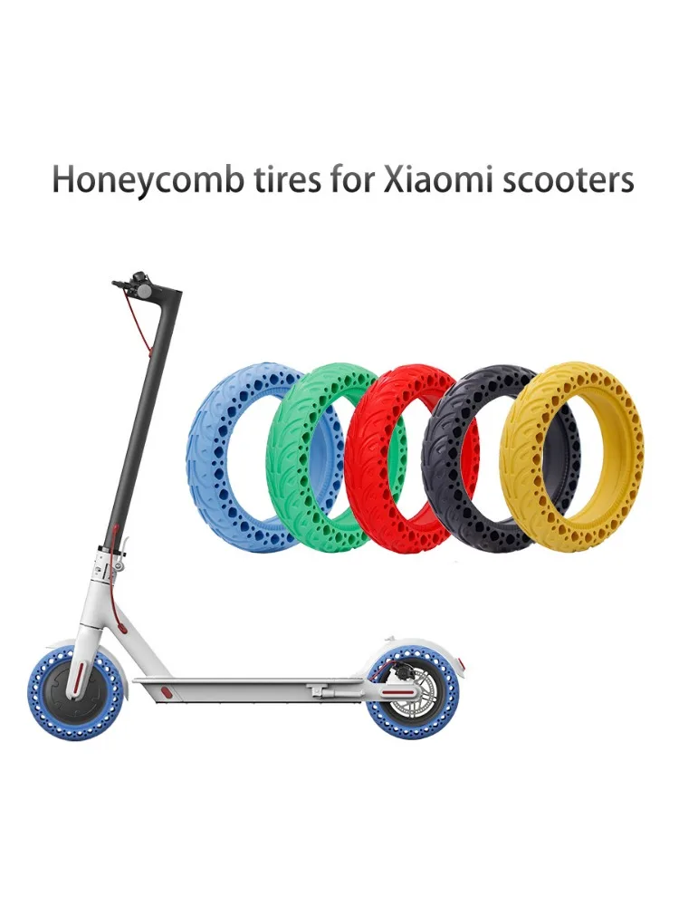 Pour Xiaomi pneus de Scooter électrique 8.5 pouces Durable Mijia M365 Pro roue avant 8.5 ''pneu intérieur accessoires extérieurs vide solide