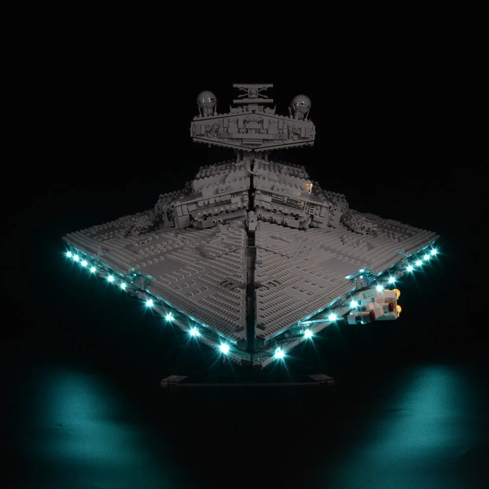 EASYLITE LED Light Set For 75252 Imperial Destroyer DIY Toys Blocks Bricks Only Lighting Kit Not Include Model