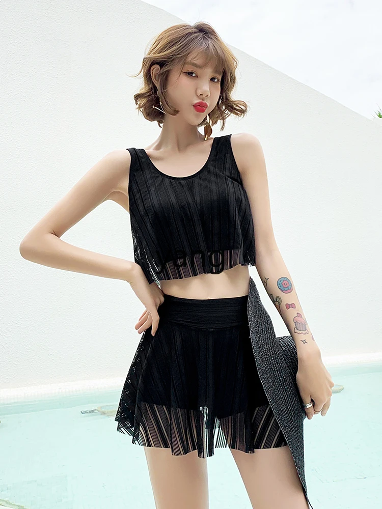 LMM new fashionable sexy and thin split two-piece set soaking hot spring