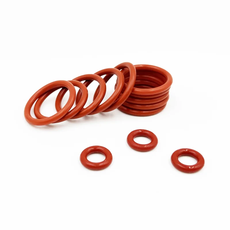 Roter Silikon-O-Ring-Satz CS 1/1,5/2,0/2,4/3 VMQ Dichtung Dichtungsscheibe O-Ring-Unterlegscheibe Sanitärdichtung Ölbeständig Hohe Temperatur – Detail 6