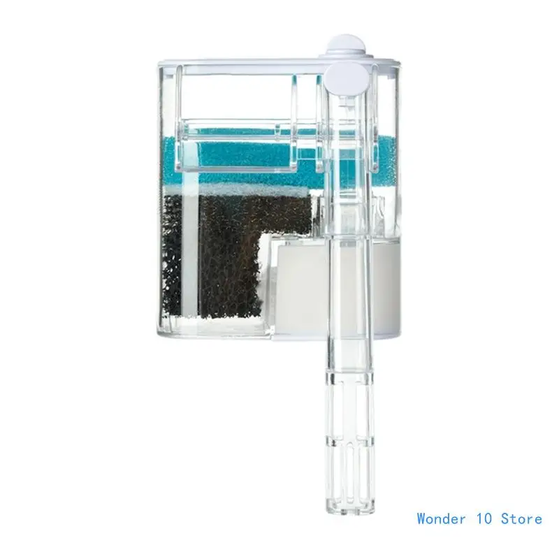 

Suspension Wall Hanging Waterfall Filter with-Aeration for Aquariums