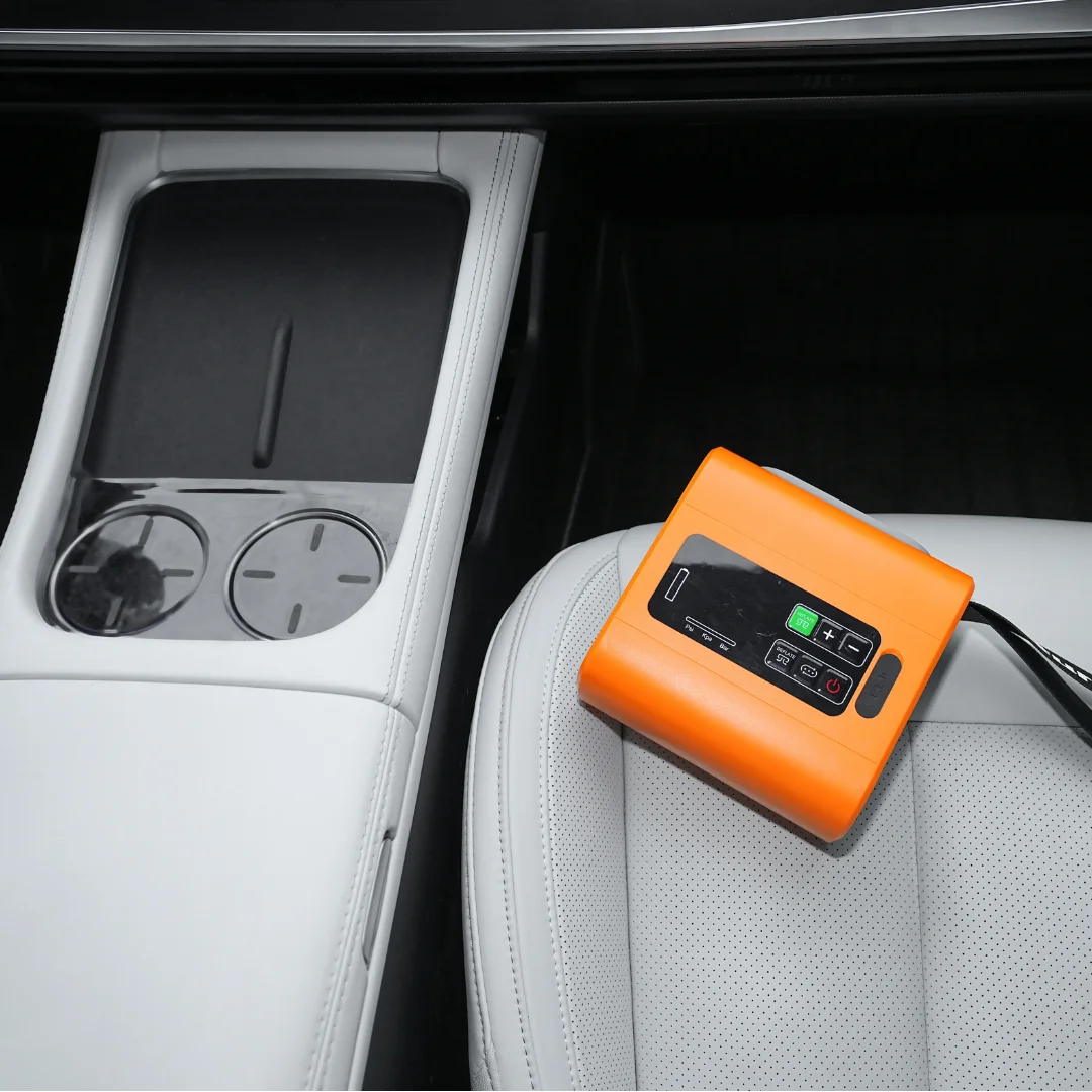 WESTTUNE Drahtlose Luftpumpe für den Außenbereich, tragbare elektrische aufblasbare MINI-Pumpen mit aufblasbarem Entleeren für Betten, Matten, Schwimmring – Detail 11