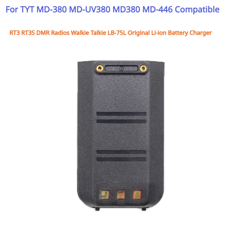 For TYT MD-380 MD-UV380 MD380 MD-446 Compatible with RT3 RT3S DMR Radios Walkie Talkie LB-75L Original Li-ion Battery Charger