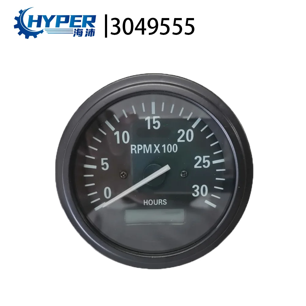 3049555 Gauge Engine Speed Meter diesel engines Accessories 24V Pointer Tachometer Digital Timer Hour Gauge