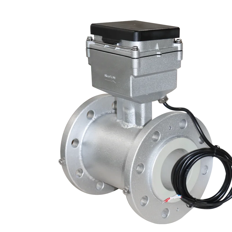 DN40-DN300 Stainless Steel Magnetic Digital Liquid Water Meter Flow Sensor 4G Temperature Pressure High Accuracy