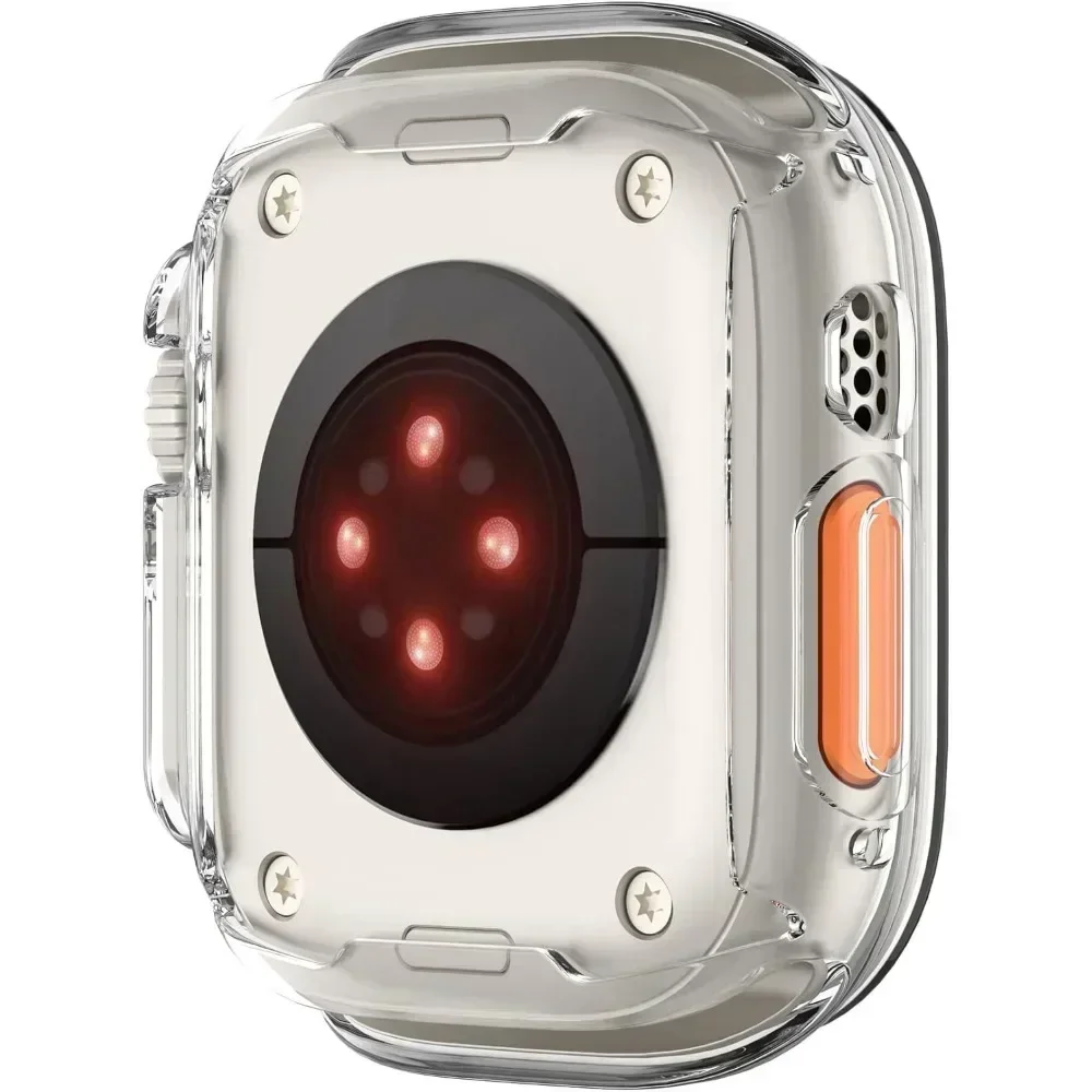 Чехол из ТПУ для Apple Watch Ultra2 49 мм, бампер без защиты экрана, защитная рамка для iWatch 10 9 8 7 6 46 мм 42 мм 45 мм 41 мм
