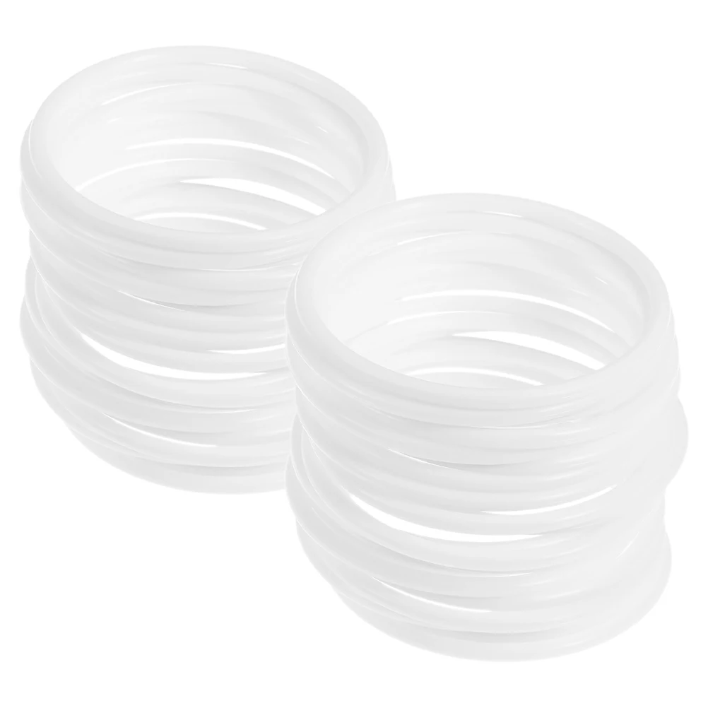 30 Uds. Aros atrapasueños, anillos de plástico, marcos artesanales para colgar en la pared, macramé, aro Floral DIY, decoración, planta con borlas para el hogar