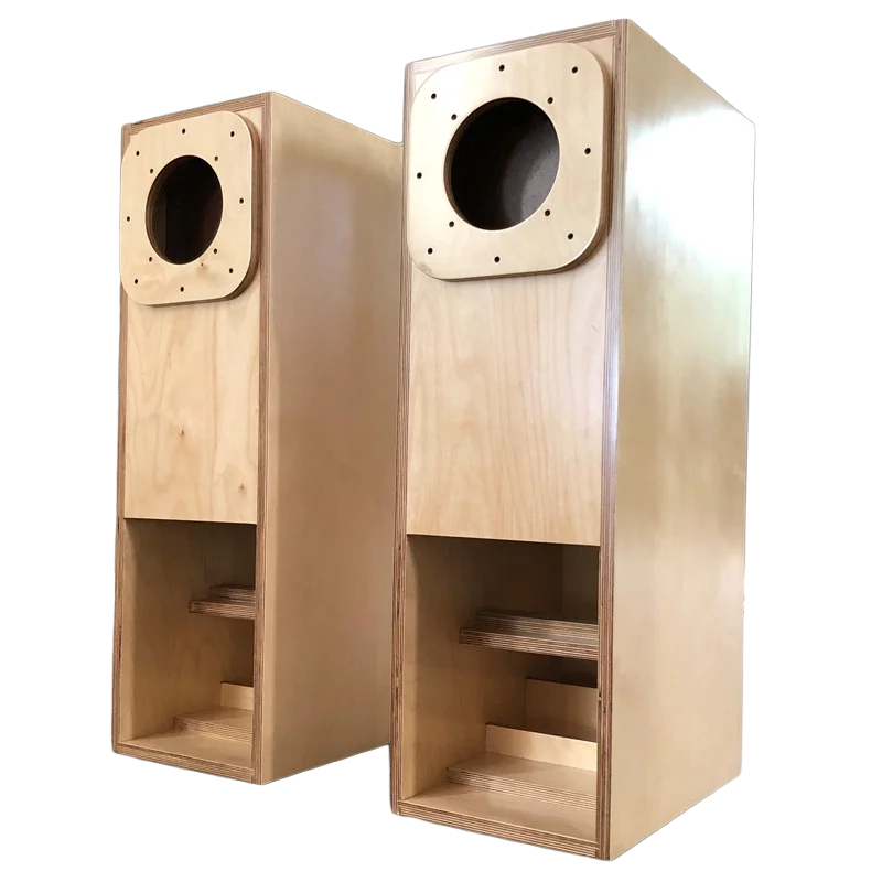 Craftsmen Customized One Pair 6.5 Inch Full-Range Birch Plywood Empty Cabinet Box DIY HiFi Fe166en Speaker Shell