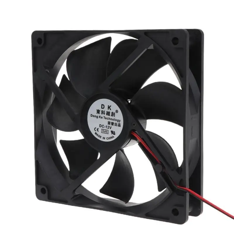 Y1UB 12mm CPU Fan 12025 45CFM High Air Volume Silent PC for Case Cooling Fan 1500RPM