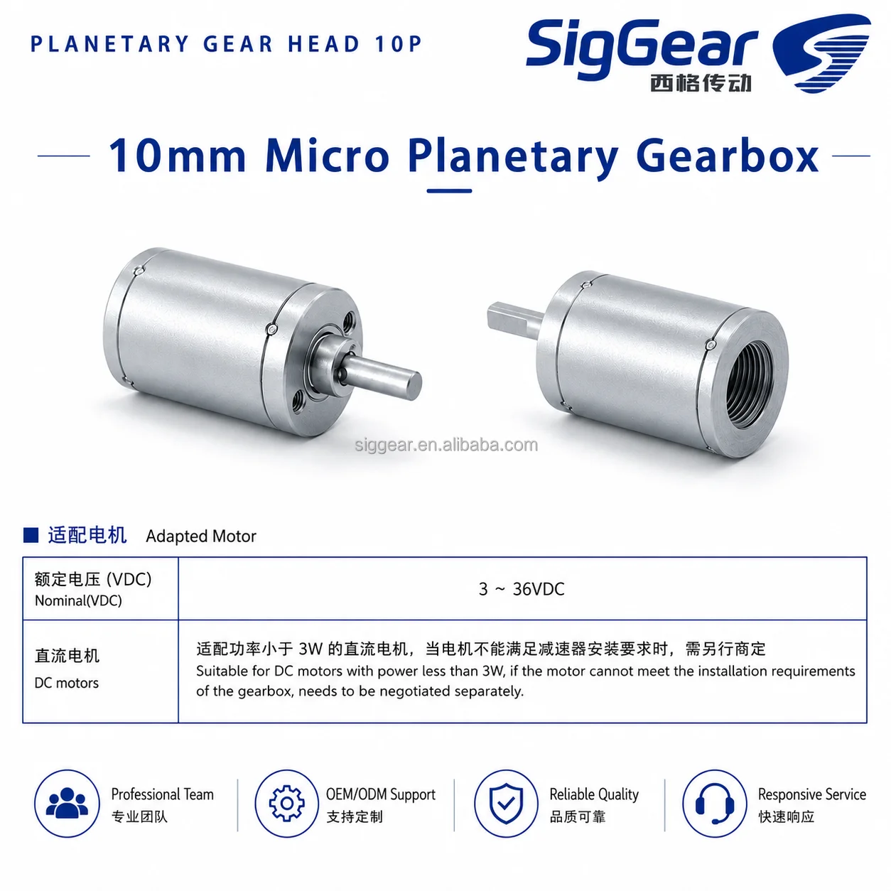 10mm Planetary Gearbox DC Gear Motor 3-36V OEM ODM Custom Micro Reducer for Smart Lock Medical Device Robot view 2