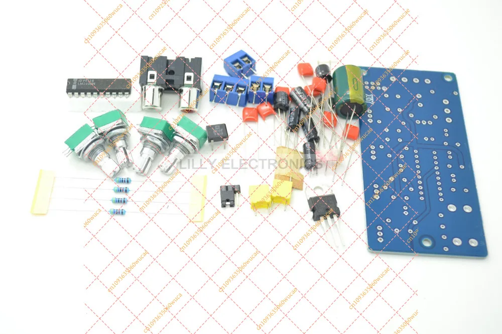 LM1036n Dual AC 10~12V or DC 12-15V Volume Control Kit 2-Channel For DIY