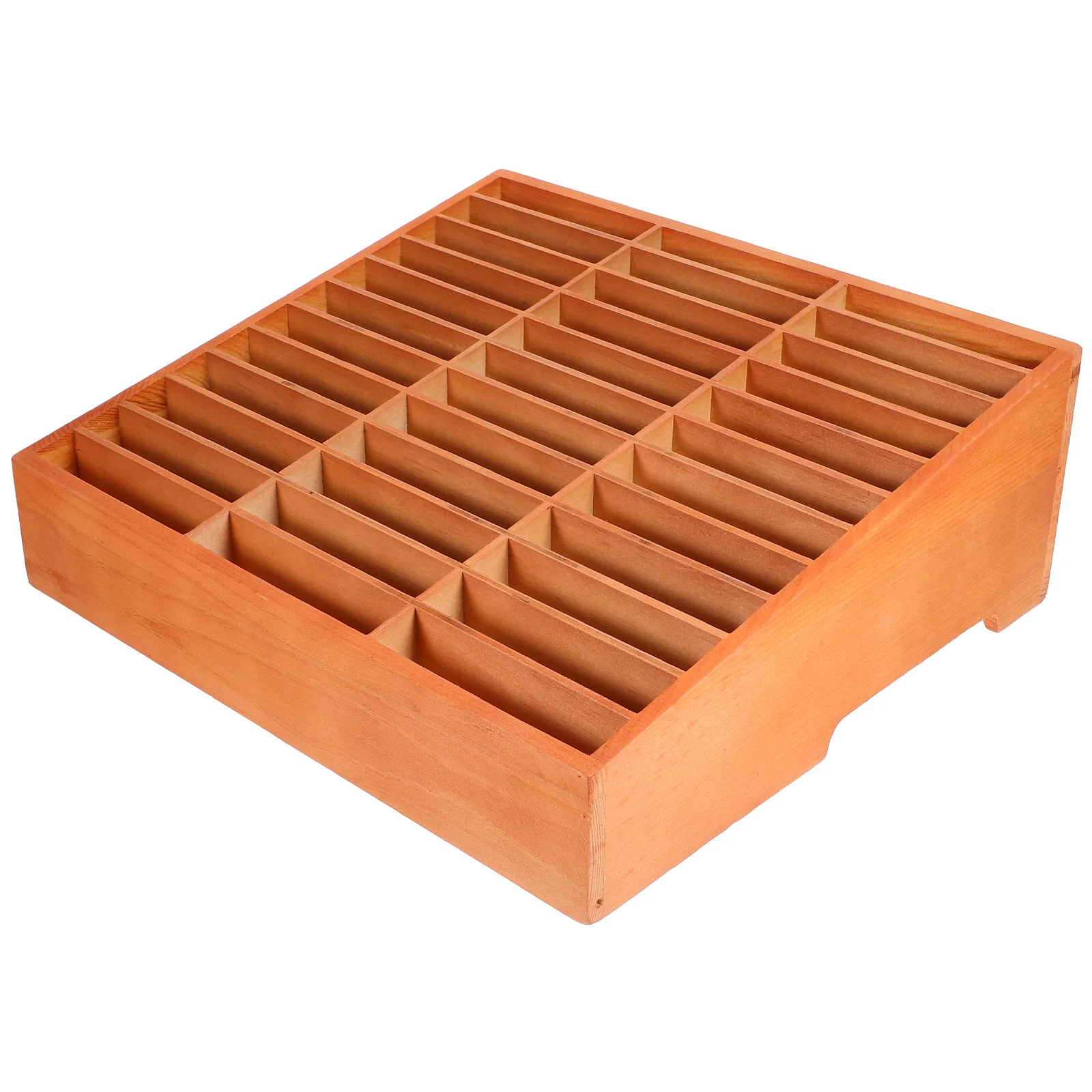 

Wooden Phone Box 36 Compartments Retro Tabletop Wooden ganizer Color Desktop ganizer for Office School Mobile Repair Shop