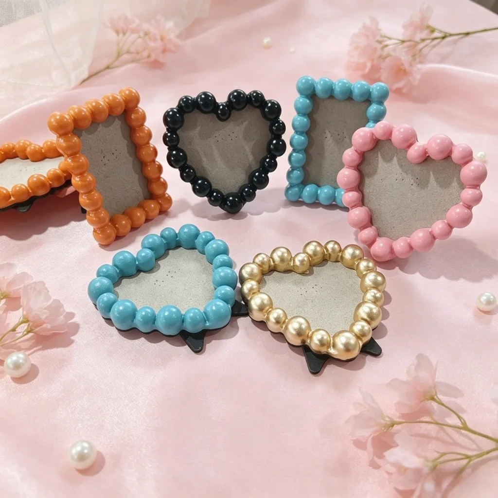 Decorative Resin Photo Frame with Built-In Stand