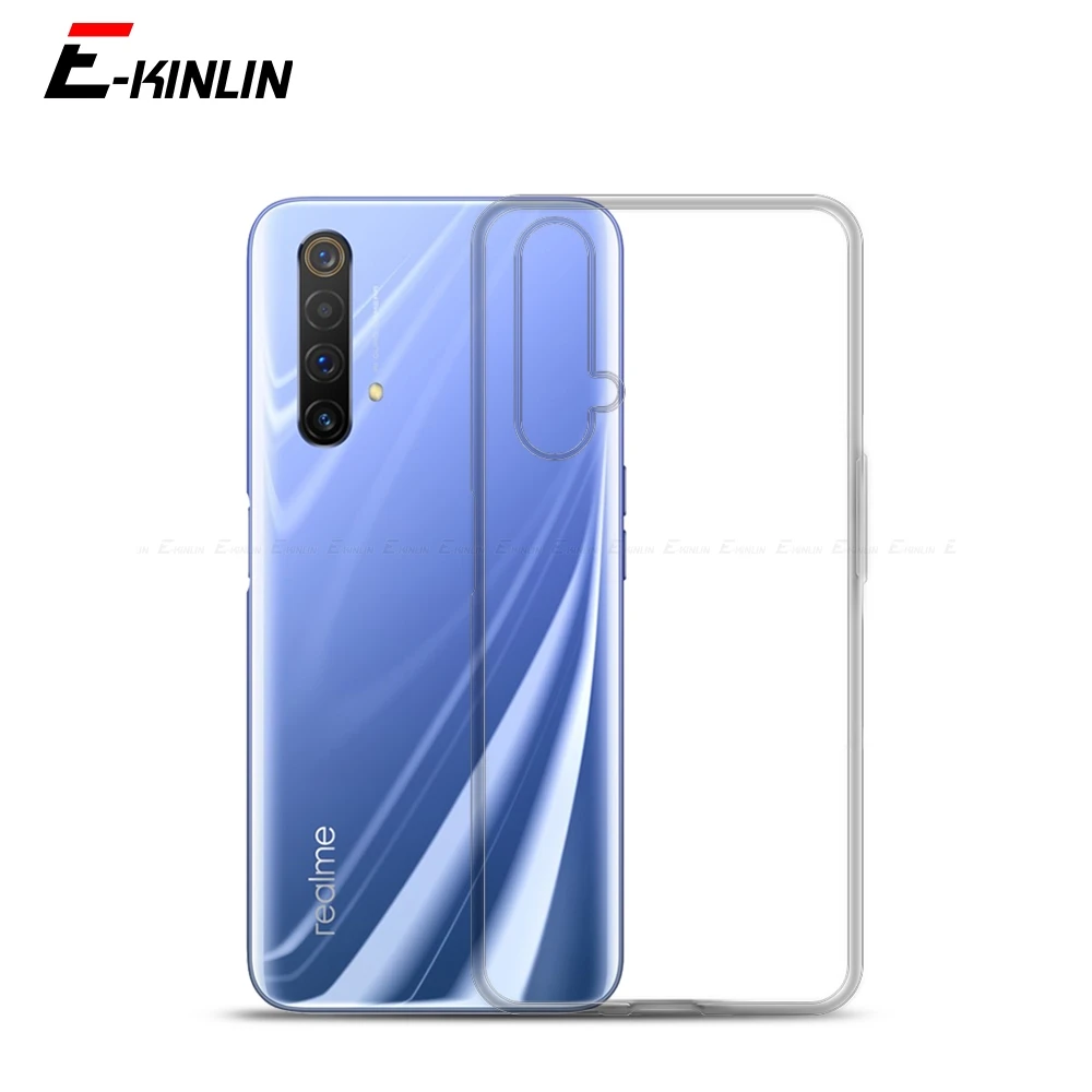 Ultra Thin Slim Clear Soft TPU Case For Oppo Realme X7 Max X2 XT X50 Pro X50m X3 Super Zoom Silicone Back Phone Cover