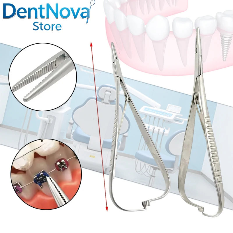 

Dental Orthodontic Elastic Placement Mathieu Forceps Extra Fine Beak Ligation Ring Holder Ortho Tools