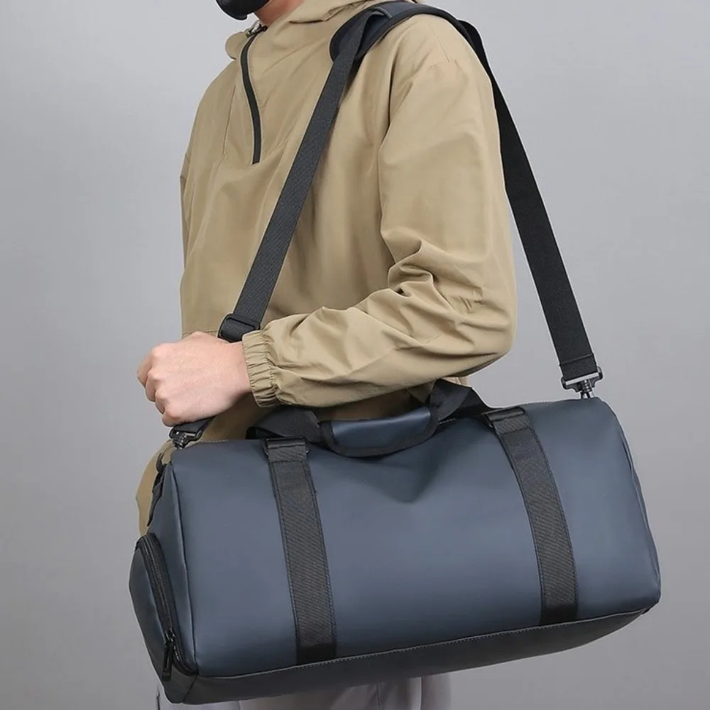 

Oxford Cloth Yoga Training Bag Solid Color Large Capacity Sports Fitness Bag Multifunctional Individual Shoe Storage