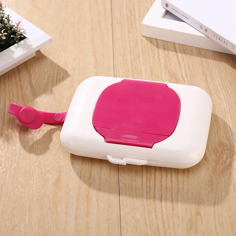 Cute Panda Wipes Case Baby Wipes Case Wet Wipe Box Dispenser For Stroller Portable Rope Lid Covered Tissue Boxes