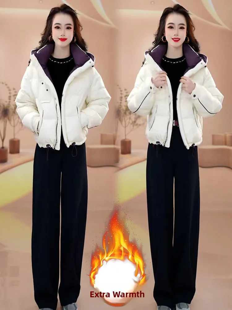 Único Sli ort Thiened algodón Jaet mujer Faionable todo fósforo Otoño Invierno nueva llegada abrigo forrado de Fce