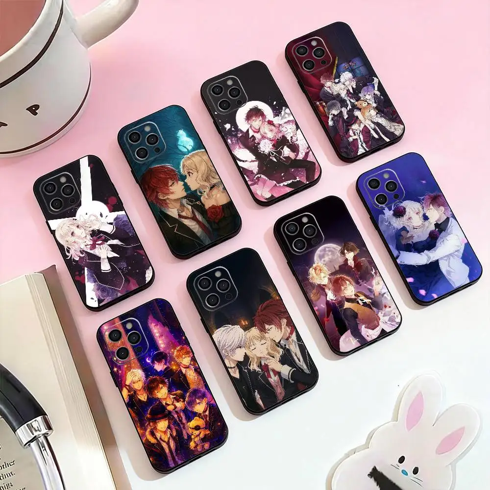 

Anime D-Diaboliks L-Lovers Phone Case Silicone Soft For IPhone 17,16,15,14,13,12,11,XS,Plus Pro Max