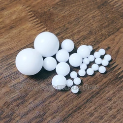 Delrin Polyoxymethylene ( POM ) Solid Plastic Balls 1.0/1.5/2/2.381/2.5/2.778/3/3.5/4/4.5/4.76/5/5.556~50mm White Bearing Ball