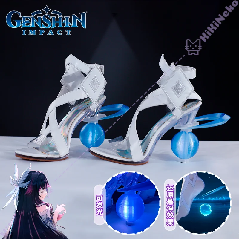 

Genshin Imapct Columbina Cosplay Shoes Columbina Custom Made High Heeled Shoes For Comicon Role Play Hallowmas Party Adult