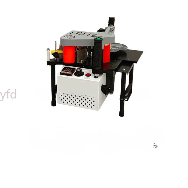 Small Manual Edge Banding Machine Double Side Gluing Portable Edge Bander Woodworking Equipment 220V/110V