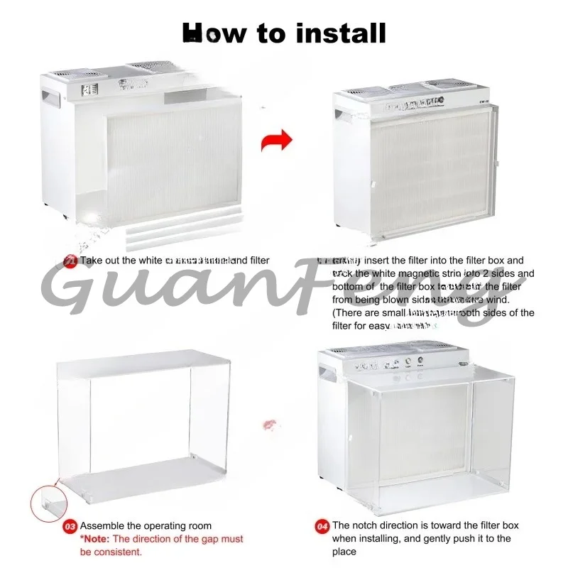 Horizontal super clean workbench laminar flow cabinet